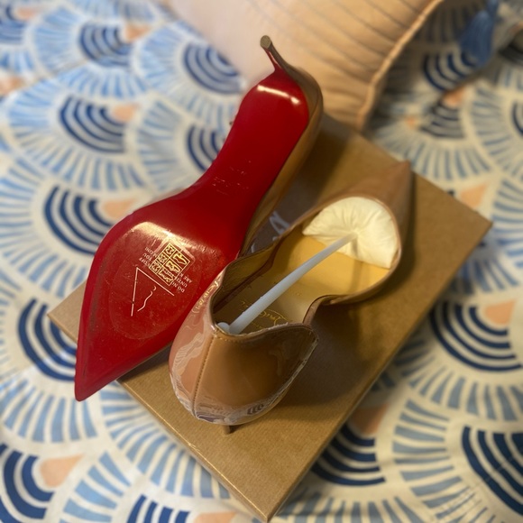 Christian Louboutin Iriza 85 Patent leather Nude pump size 43 - Picture 3 of 13